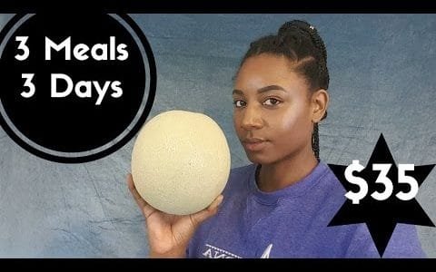 3 Inexpensive  Alkaline Meals  for 3 Days