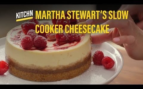 Martha Stewart's Slow Cooker Cheesecake | Cook With Us