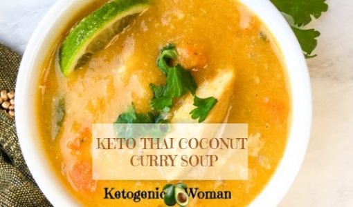 Keto Thai Coconut Curry Soup (Instant Pot and Stove Top)