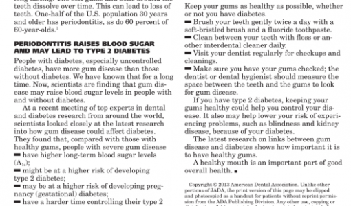 Why are heart disease and dental health related?
