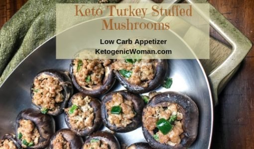 Keto Turkey Stuffed Mushrooms