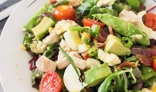 Keto Cobb Salad with Vinaigrette