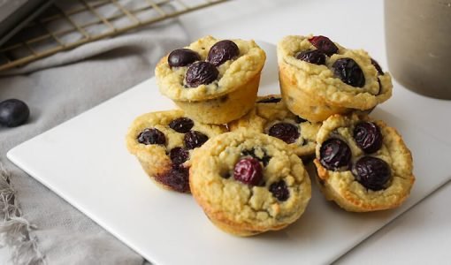 Keto Blueberry Pancake Bites