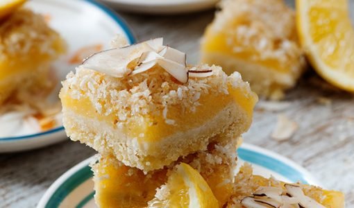 Lemon and Toasted Coconut Squares Recipe