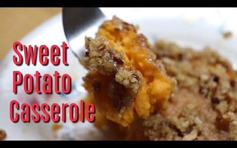 Sweet Potato Casserole / Side Dish / Easy Recipe