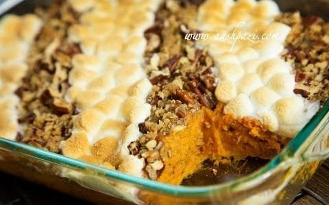 Sweet Potato Casserole Recipe (4K)