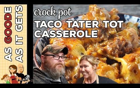 Crock Pot Taco Tater Tot Casserole