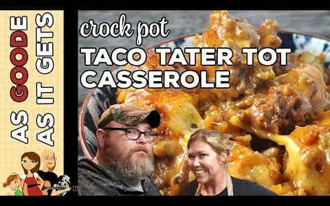 Crock Pot Taco Tater Tot Casserole