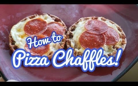 Gooey Pizza Chaffle