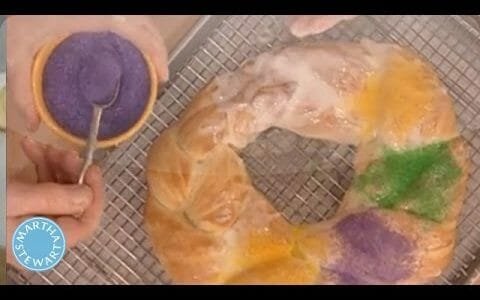 The Classic King Cake Recipce for Mardi Gras - Martha Stewart