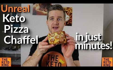 Chaffle Keto Recipe | Keto Pizza Chaffle | Chaffle Recipe | Quick Keto Pizza  Keto Chaffles