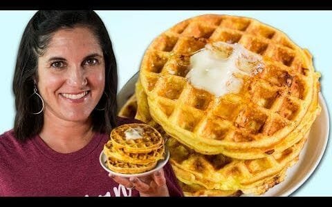 Nicole Makes Keto Chaffles | Low Carb Waffle Ideas | Ketogenic Breakfast Recipe