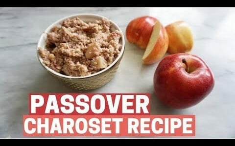 EASY CHAROSET RECIPE!!! How to Make Charoset for Passover!