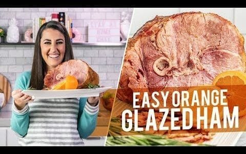 Easy Orange Glazed Ham -- Oven or Slow Cooker!