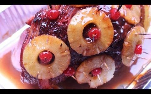 Baked Pineapple Glazed Ham For Christmas, Easter, or Thanksgiving! -I Heart Recipes