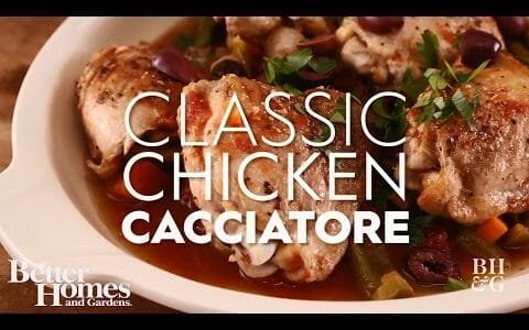 Classic Chicken Cacciatore