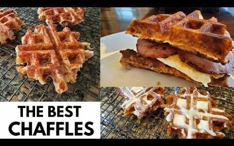 The BEST Chaffle Recipe   No Eggy Taste   Savory Chaffle Recipe  Plus Bonus Pumpkin Spice Chaffle