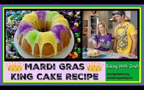 Mardi Gras King Cake Recipe! | Baking With Josh & Ange