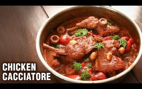 Hunter Style Chicken Cacciatore | Pollo Alla Cacciatora | How To Make Chicken Cacciatore By Varun