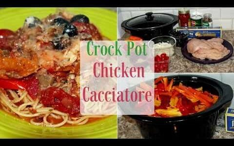 Crock Pot Chicken Cacciatore Recipe Tutorial