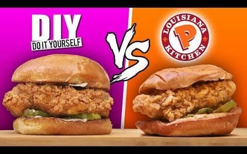 WE MADE The NEW Popeye's Chicken Sandwich + Spicy Recipe