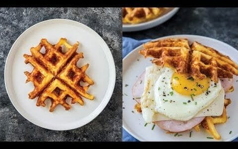 How to Make Keto Chaffles | TWO Ingredients!