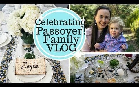 CELEBRATING PASSOVER VLOG! Pesach Seder & Charoset Recipe