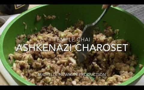 Ashkenazi Passover Charoset | Temple Chai