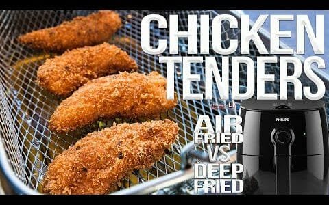 Air Fryer vs. Deep Fryer - Battle for the Best Fried Chicken Tenders | SAM THE COOKING GUY 4K