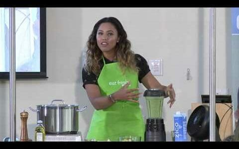 Green Breakfast Smoothie from Ayesha Curry- Kaiser Permanente