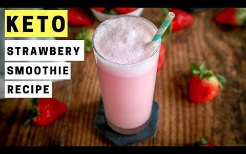 Low Carb Strawberry Smoothie Recipe | Best Low Carb Keto Smoothies For Weight Loss