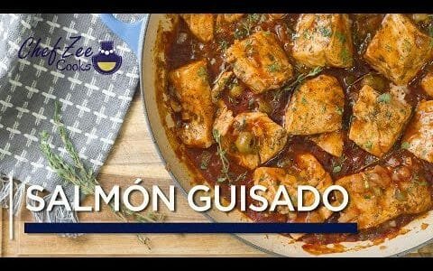 Salmon Guisado | Stew Salmon | Fish & Seafood Recipes | Chef Zee Cooks