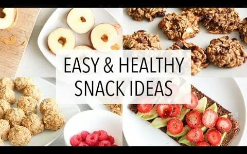 EASY HEALTHY SNACK IDEAS!