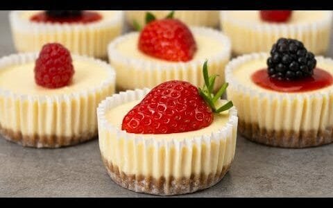 Easy Mini Cheesecakes Recipe