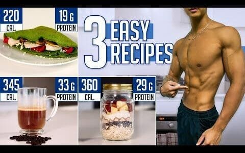 The PERFECT Breakfast Ideas To Get Shredded (3 Quick & Healthy Recipes)