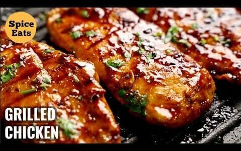 GRILLED CHICKEN WITH GARLIC AND LEMON | GRILLED CHICKEN RECIPE