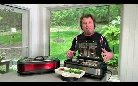 PowerXL Smokeless Indoor Electric Grill Pro w/ Griddle Offer on QVC