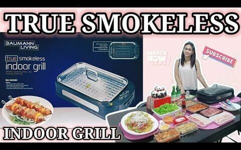 SMOKELESS INDOOR GRILL | HOW TO USE | BAUMANN LIVING | PRODUCT REVIEW