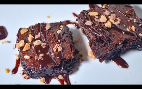 Avocado Oil Brownies - Super Gooey Brownies / how to make Fudge Brownies Recipe