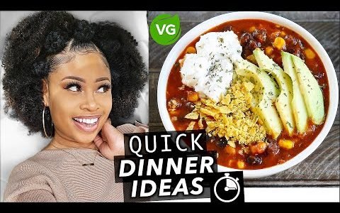 FIRE🔥 15-MINUTE VEGAN DINNER IDEAS! [super easy]