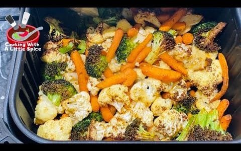 Best Air Fryer Roasted Vegetables | Easy Veggies Recipe