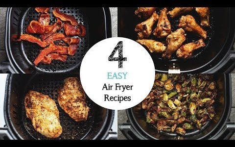 4 EASY Air Fryer Recipes for beginners!
