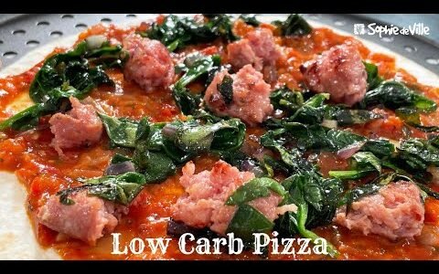 Low Carb Diabetes Pizza Recipe- Mediterranean diet