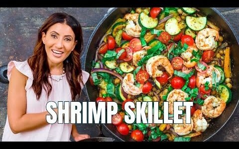BEST 20 Minute Shrimp Skillet Recipe! | The Mediterranean Dish