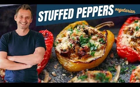 Easy and Tasty Vegetarian Stuffed Peppers for a Sunny Day | Mediterranean recipes